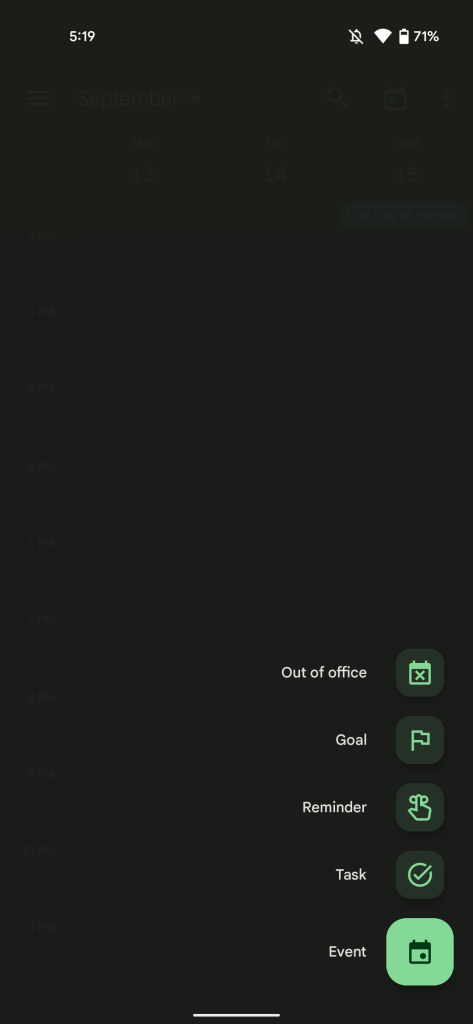 Google Calendar Material You-