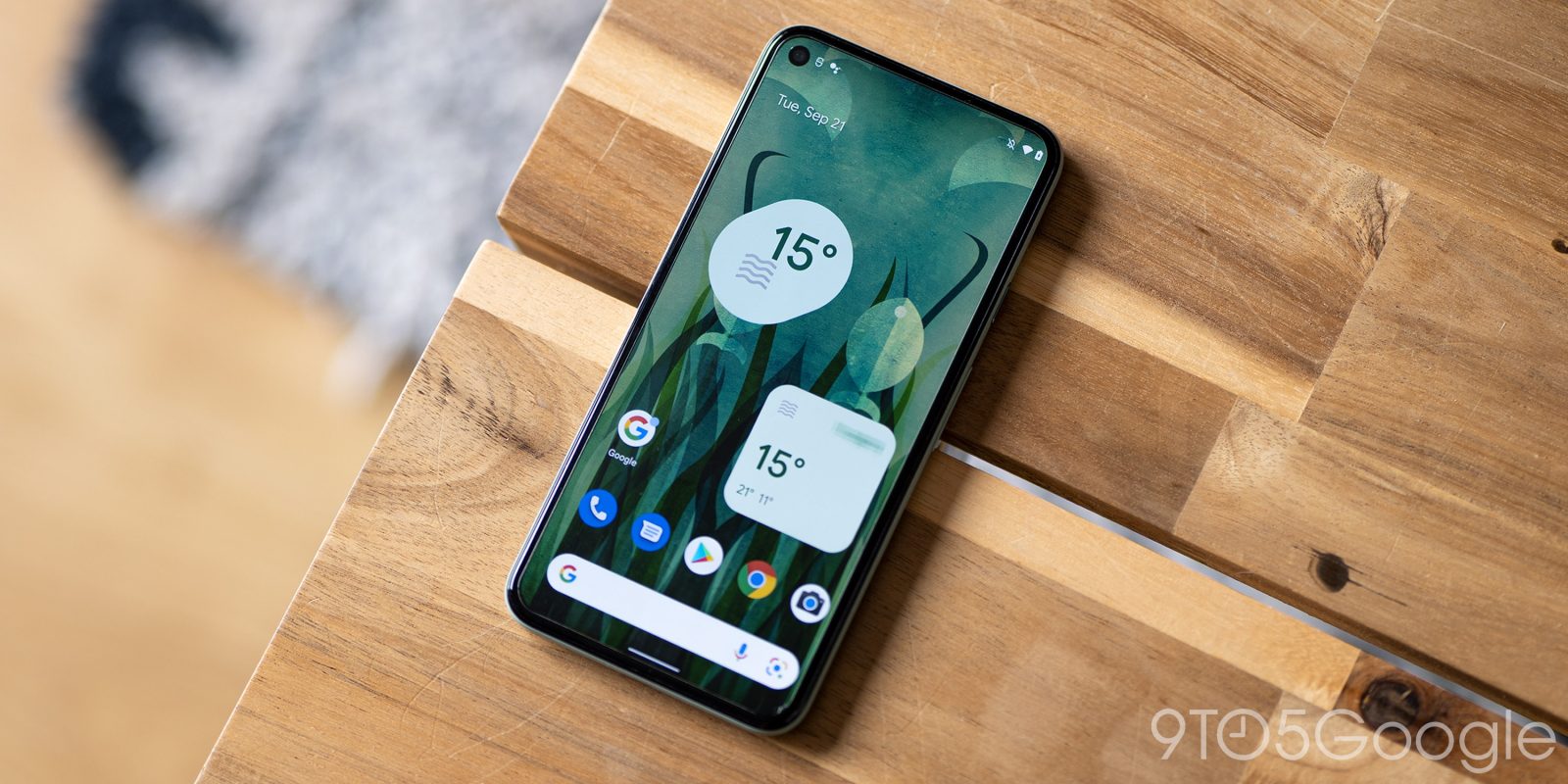 Google Weather Material You widget