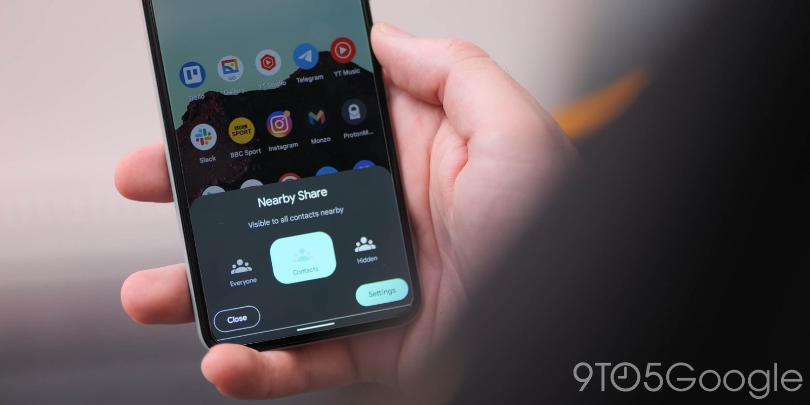 Nearby Sharing on Android