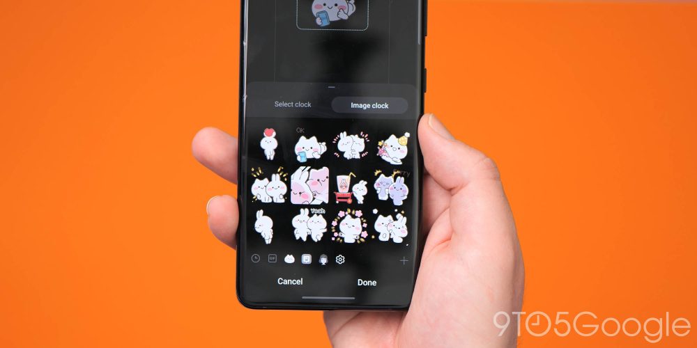Always-on display sticker pack One UI 4.0