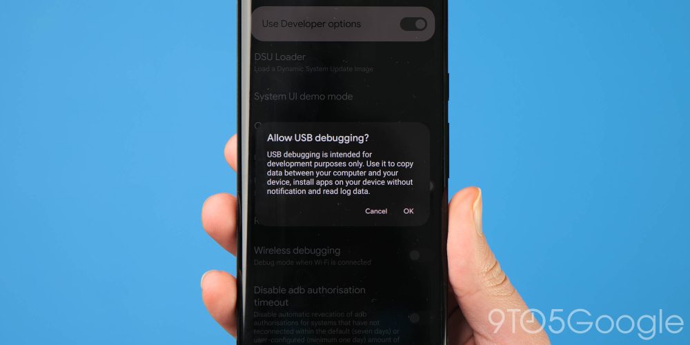 Allow USB debugging to downgrade pixel 6
