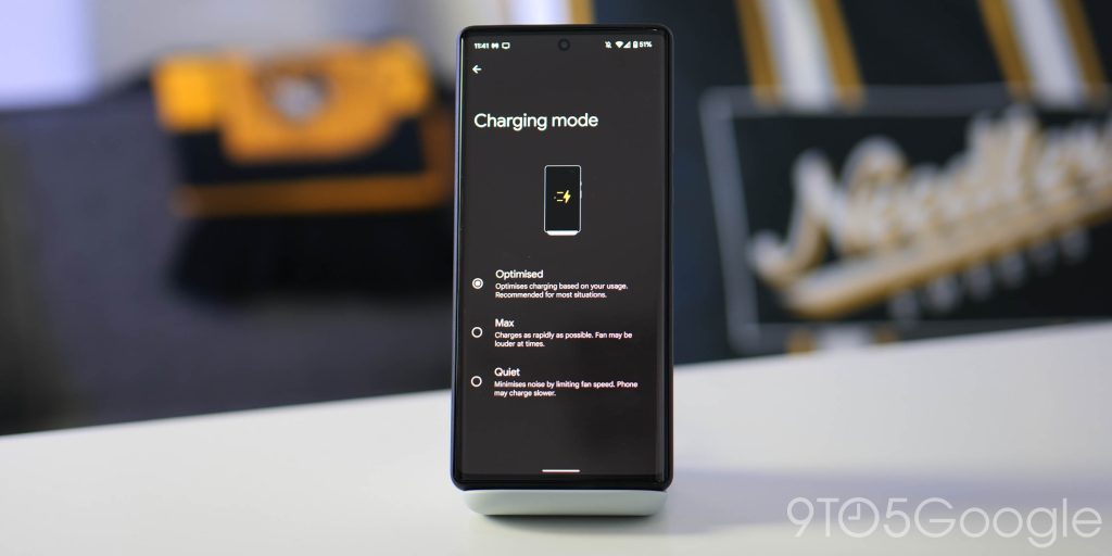 Pixel Stand 2nd Gen fan control settings