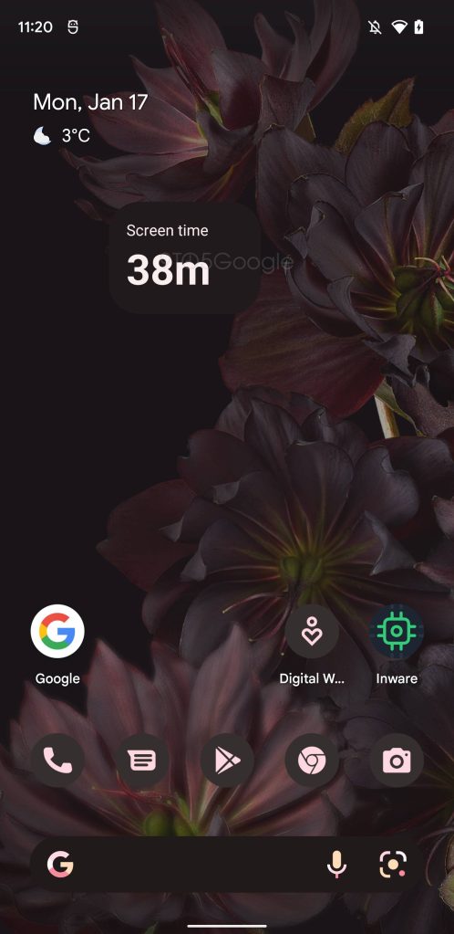 Digital Wellbeing widget