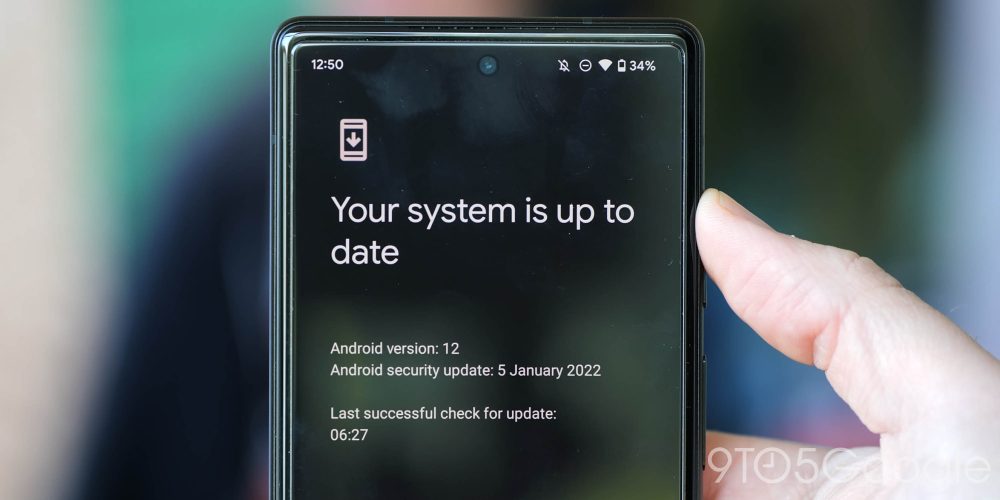 Pixel 6 running January 2021 patch
