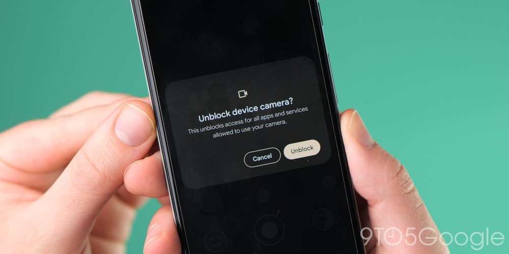 Unblock microphone and camera M3 buttons in Android 12L Beta 2