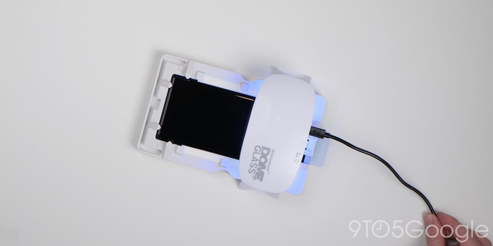 Whitestone Dome Glass installation process on Pixel 6 Pro