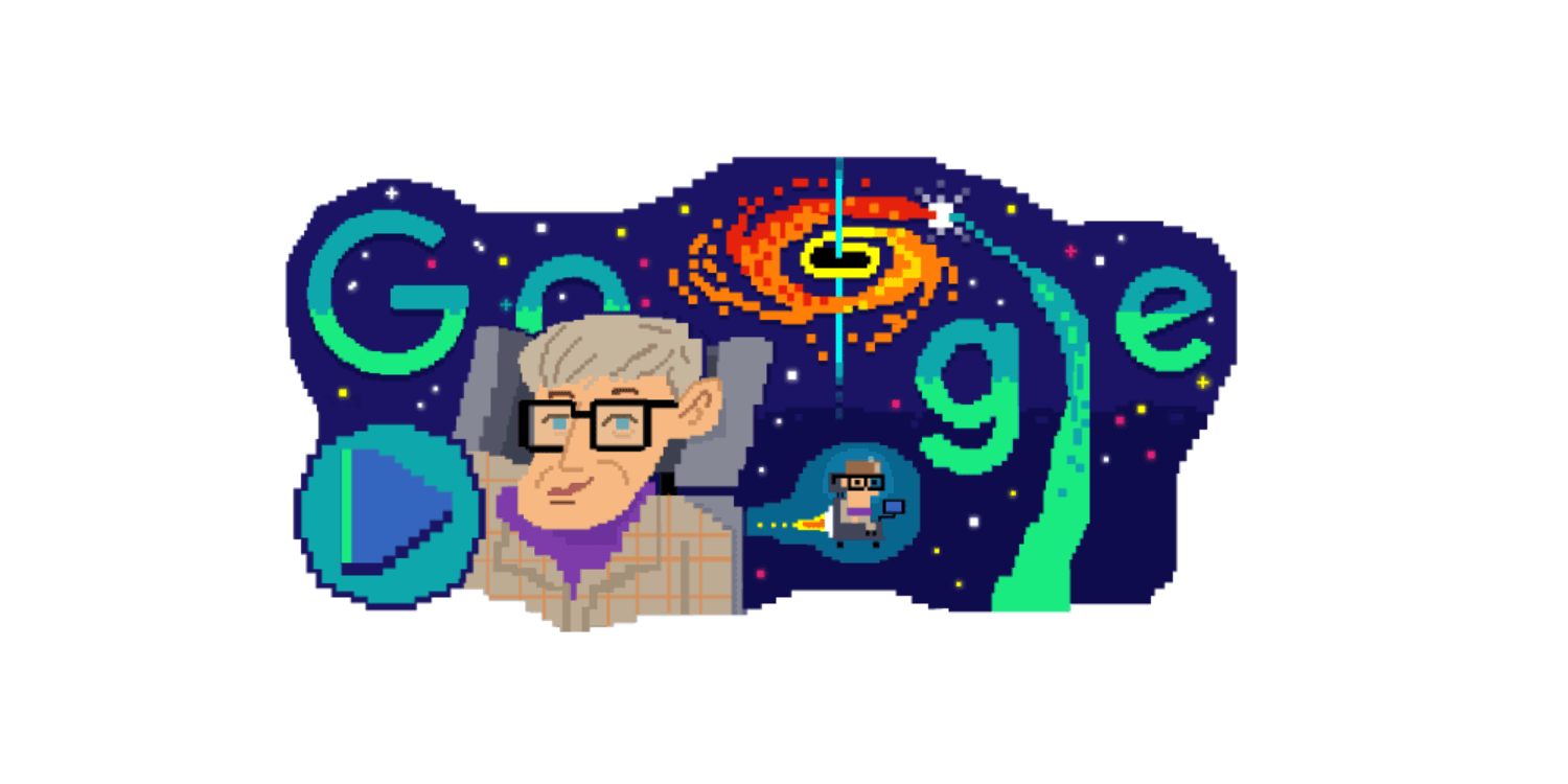 Stephen Hawking Google Doodle