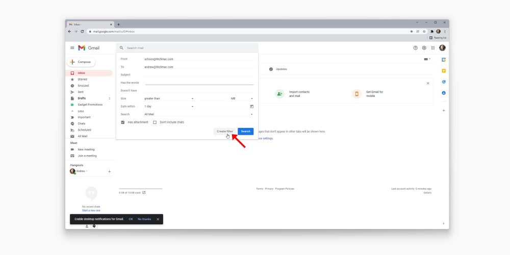 change gmail theme