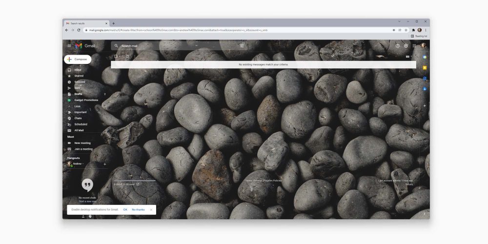 change gmail theme