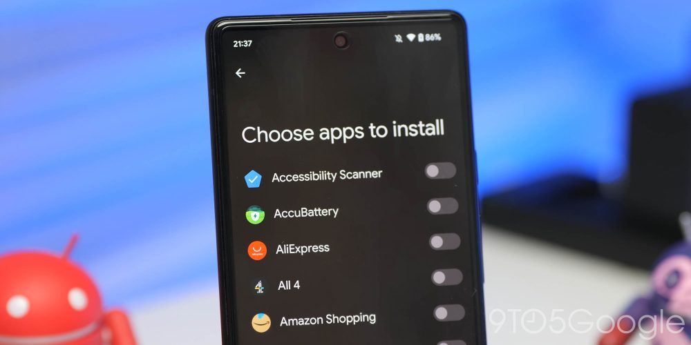 Guest mode app installation screen in android 13 developer preview 1