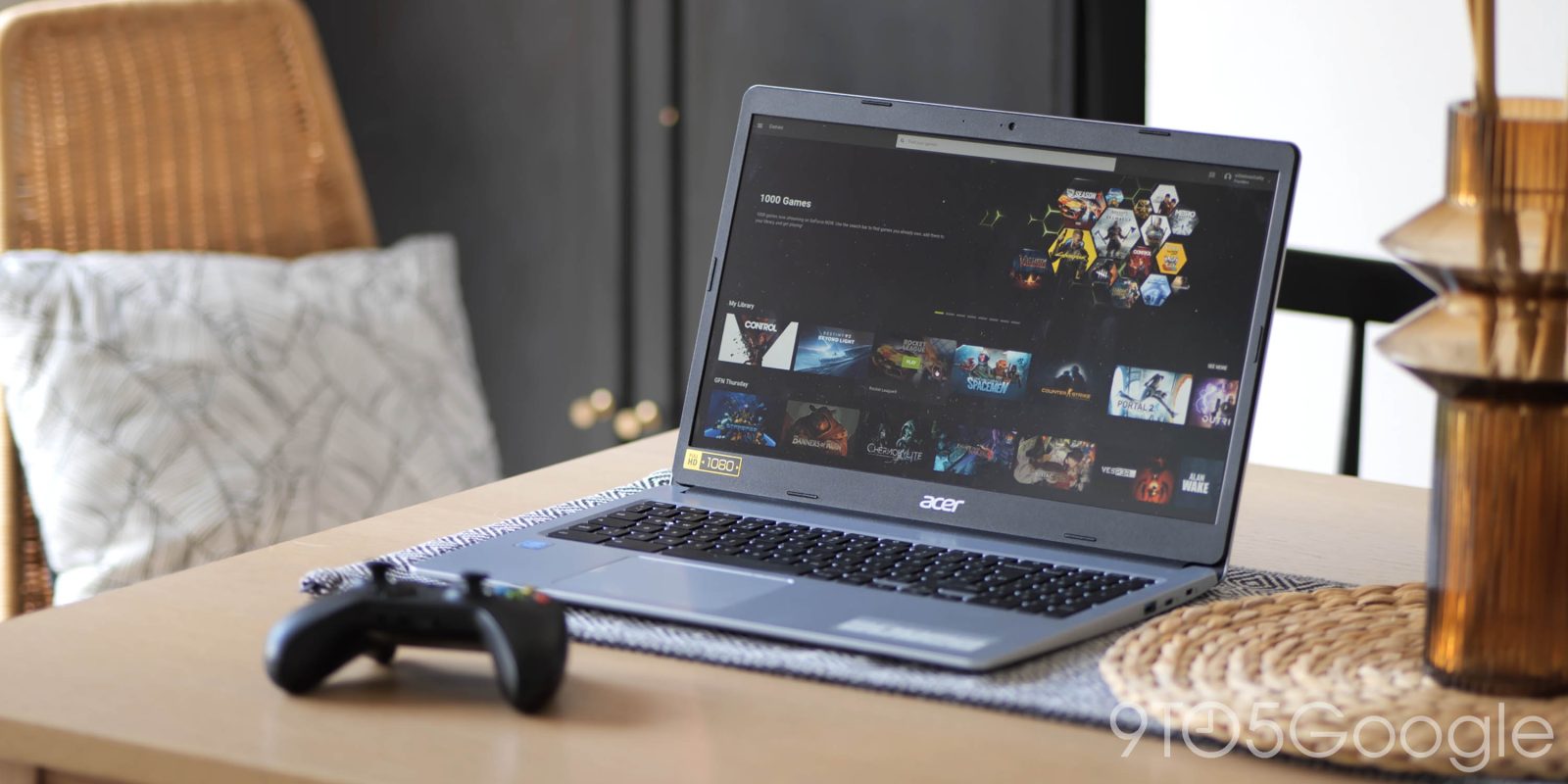 Nvidia GeForce Now cloud gaming on a Chromebook