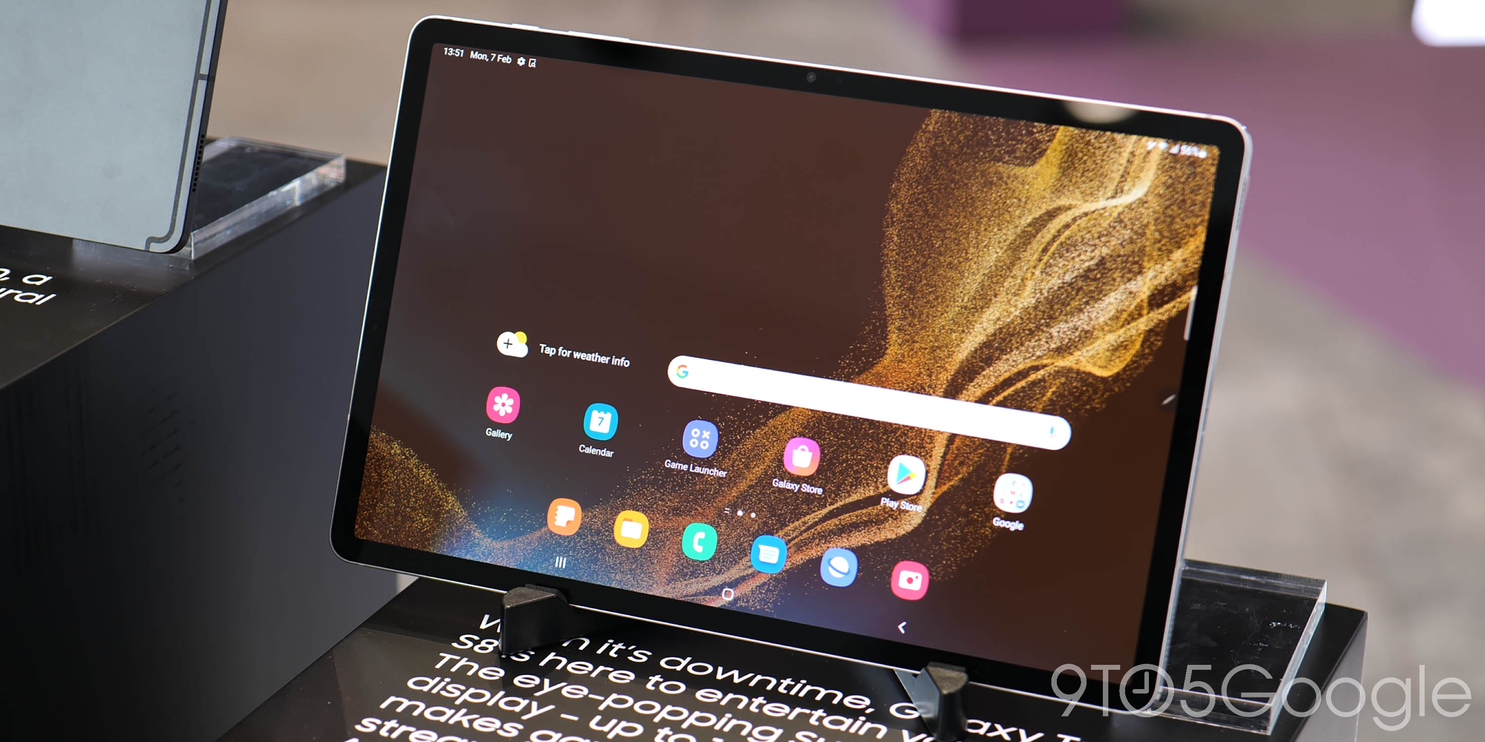 Samsung Galaxy Tab S8 display