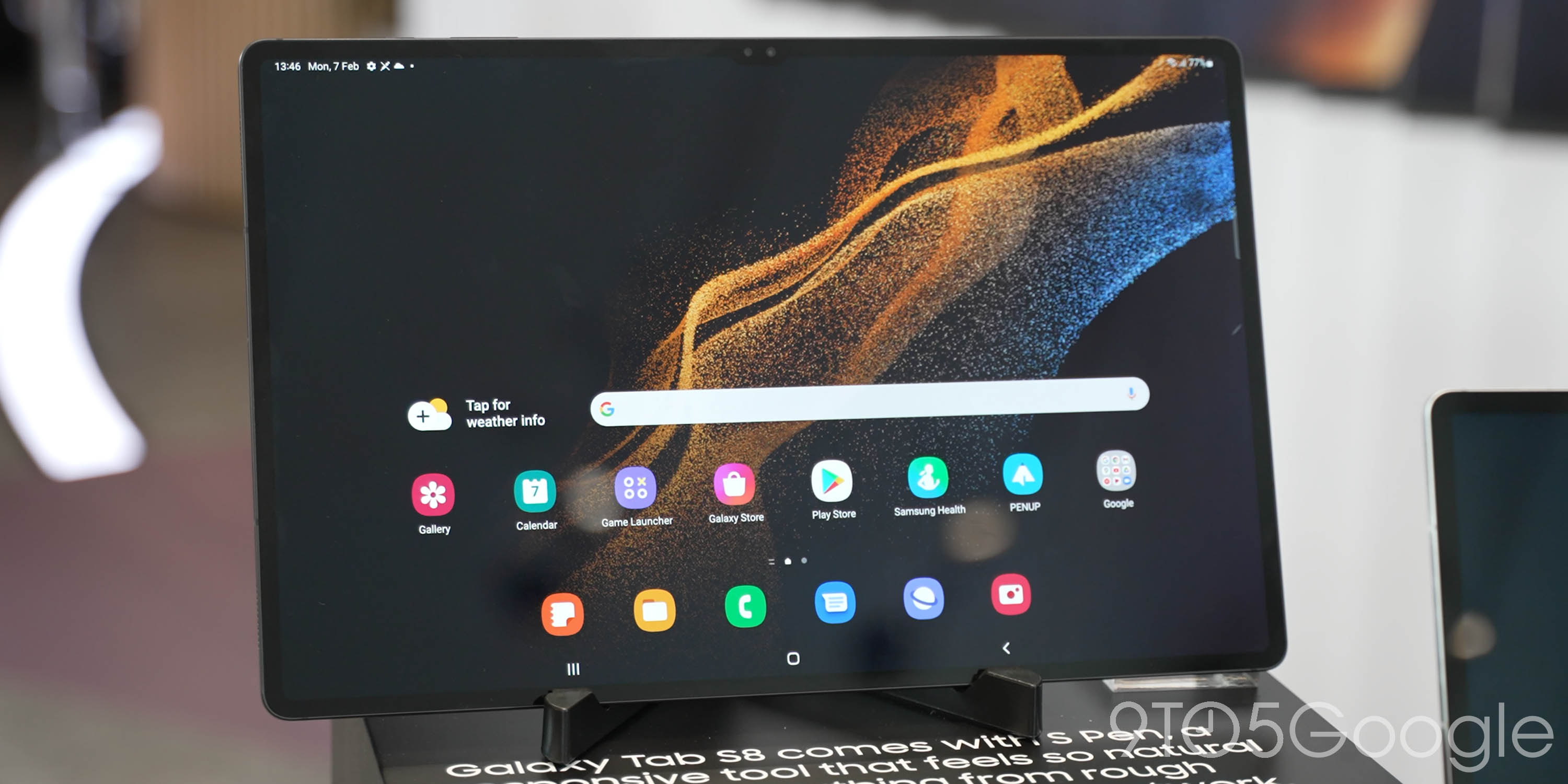 Samsung Galaxy Tab S8 Ultra display