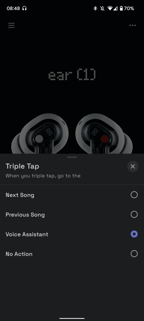 nothing ear 1 firmware 0.6700.1.86 with google assistant support