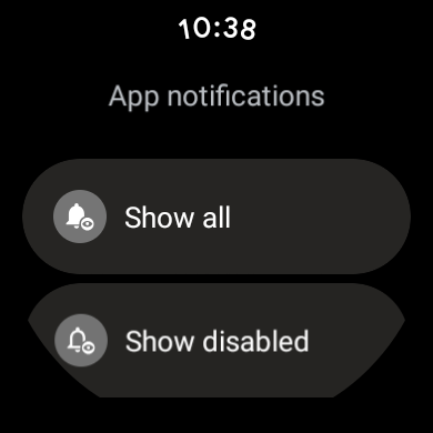 Wear OS 3 UI old watch
