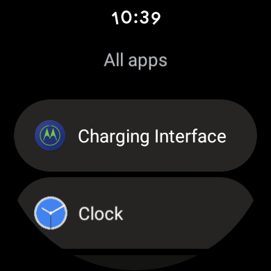 Wear OS 3 UI old watch
