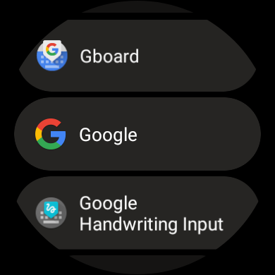 Wear OS 3 UI old watch