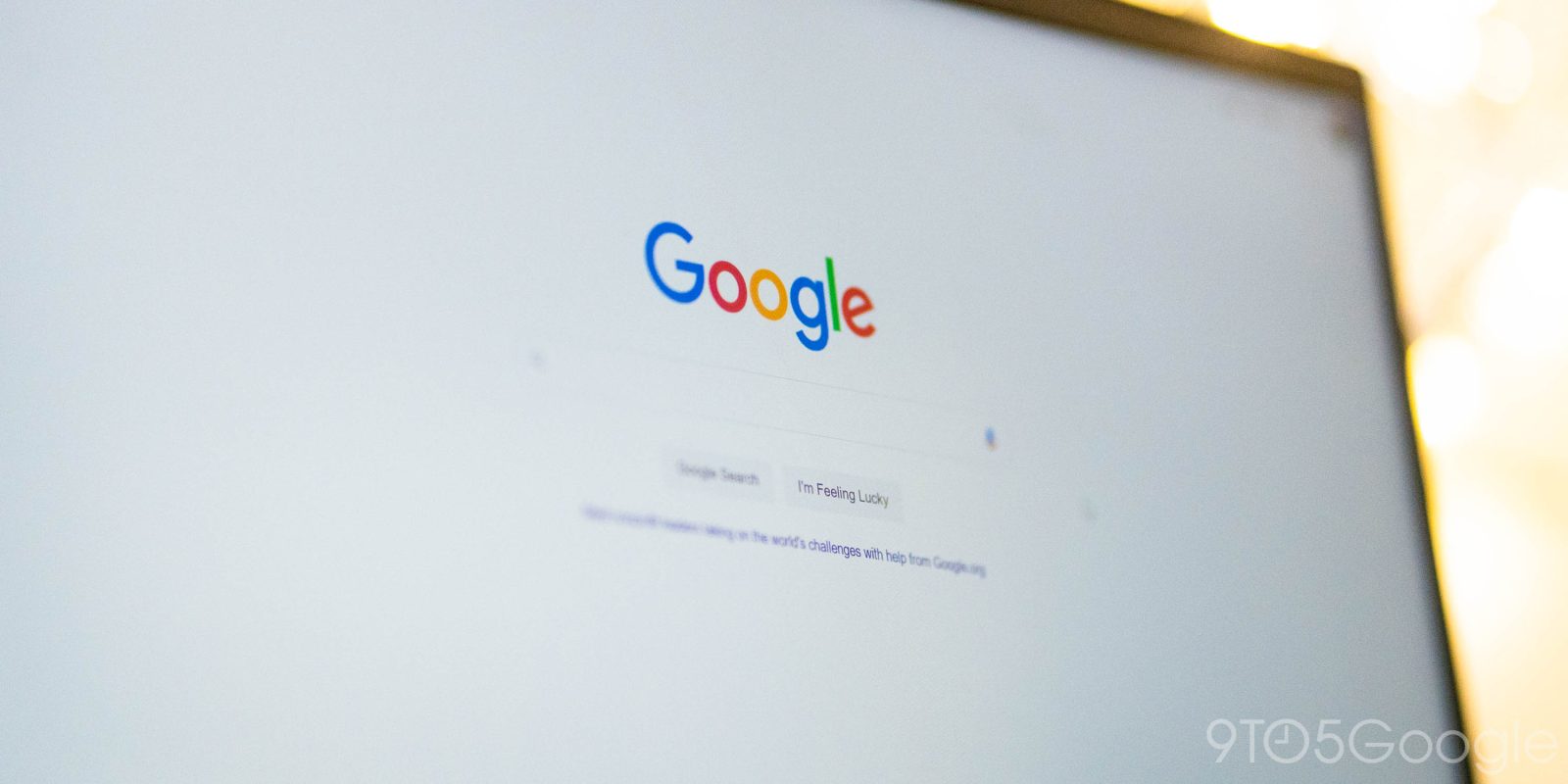 Google Search homepage