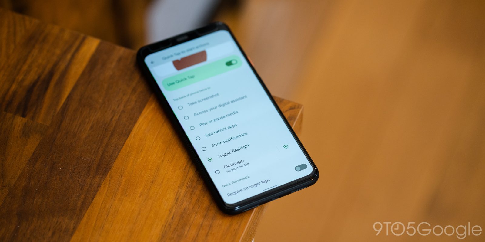 Pixel Quick Tap for Flashlight