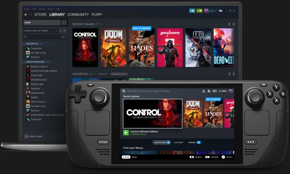 Valve's Steam Deck and some supported games