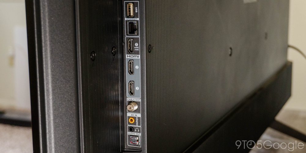 Various inputs on the TCL 5-Series