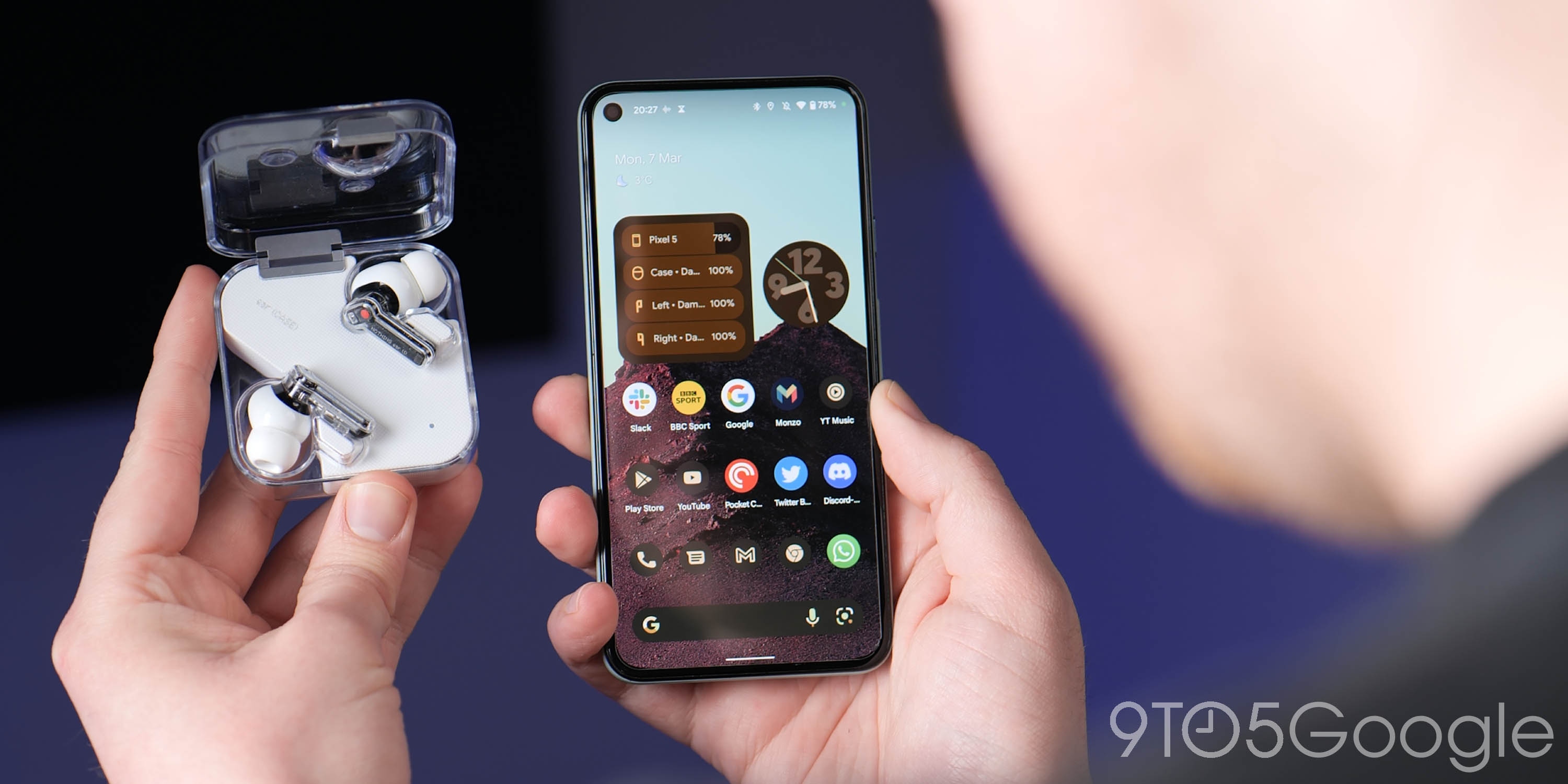 March 2022 Feature Drop introduces new Bluetooth battery tracking widget