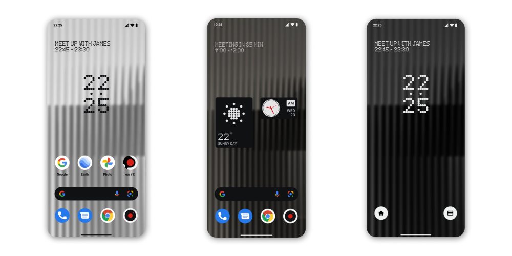Nothing Phone (1) running Nothing OS