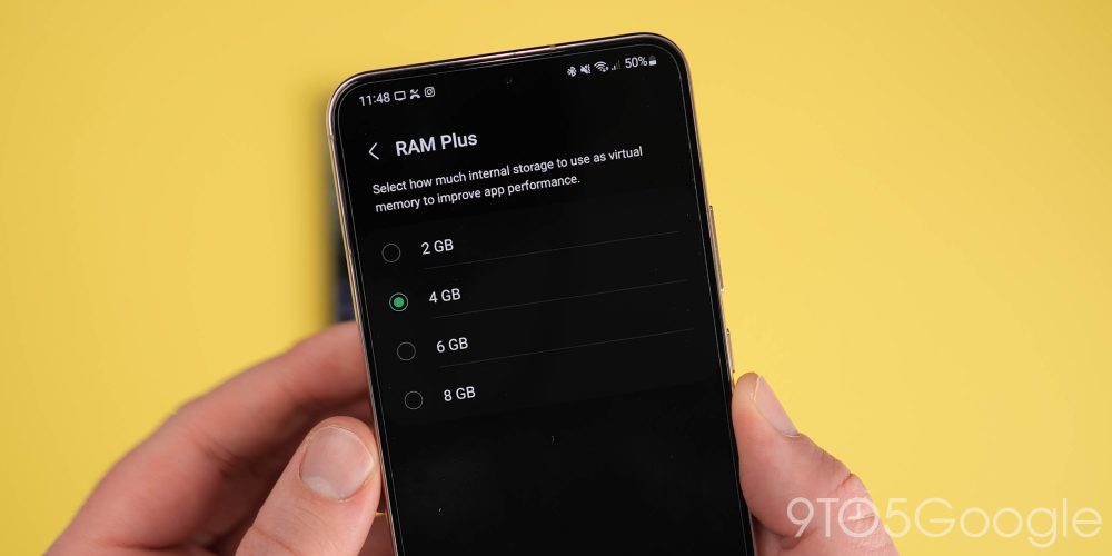 RAM Plus in One UI 4.1