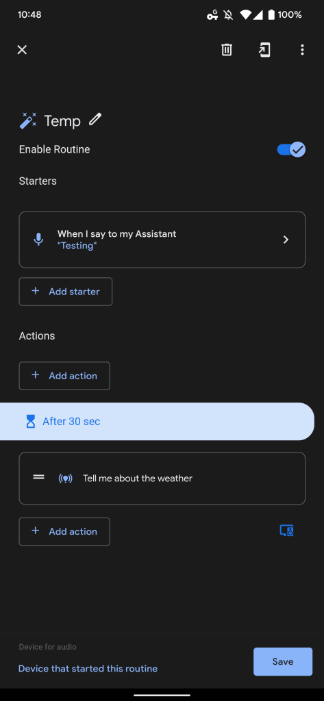 Assistant Routines rename