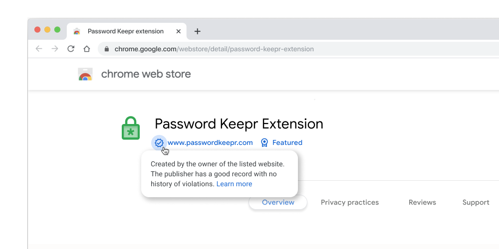 Chrome Web Store badges