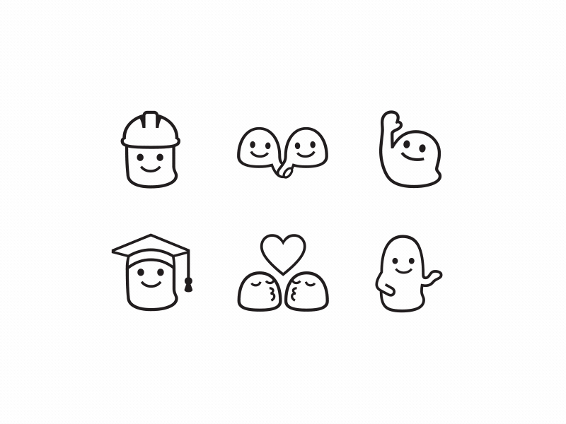 Google Noto Emoji blobs
