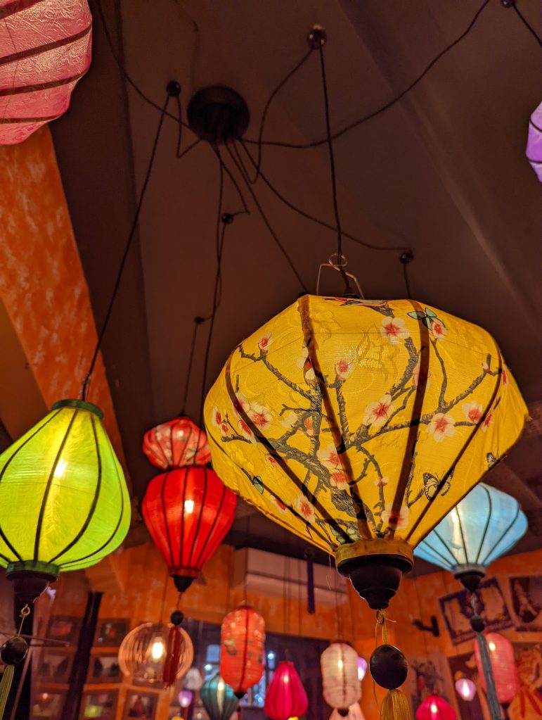 Google Pixel 6 Pro sample image of hanging lanterns