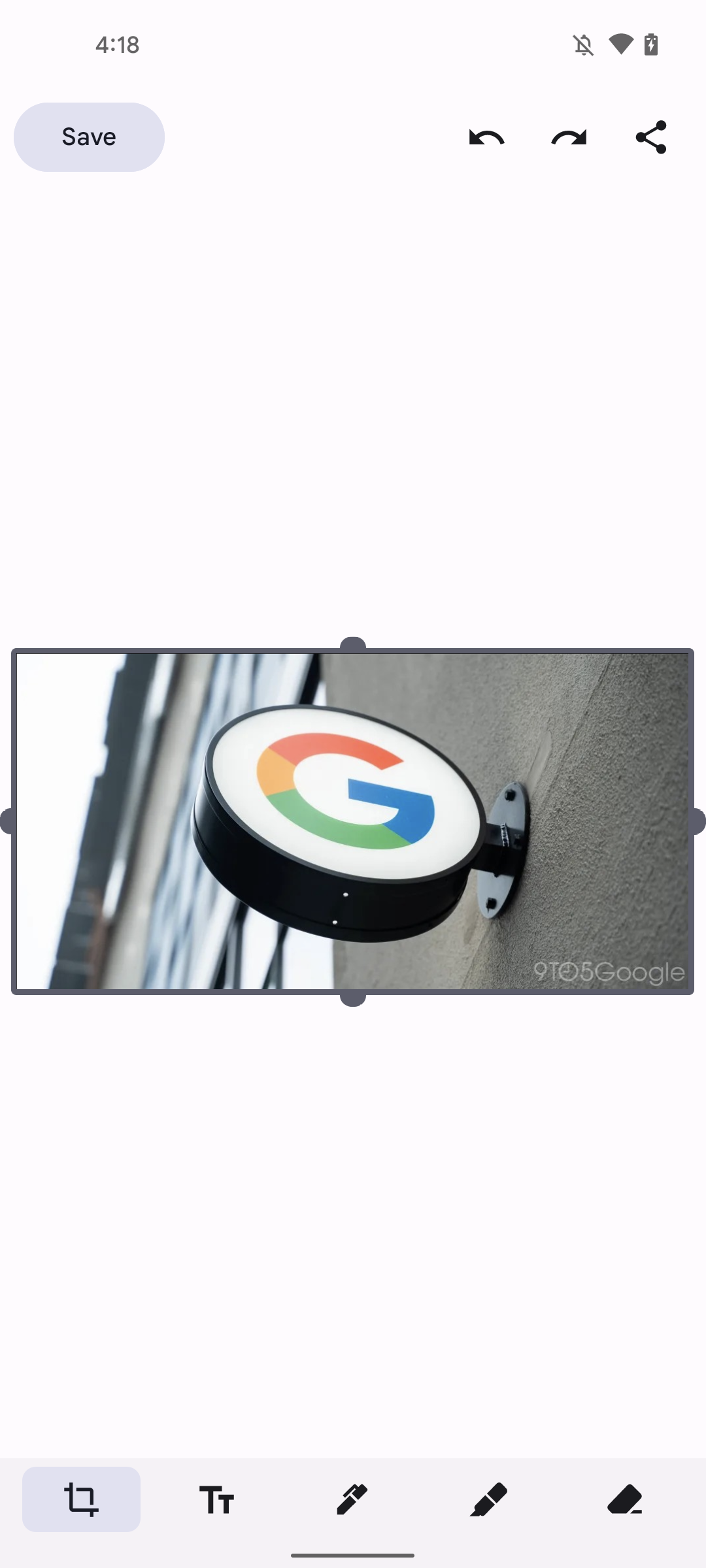 Android 13 Clipboard image editor