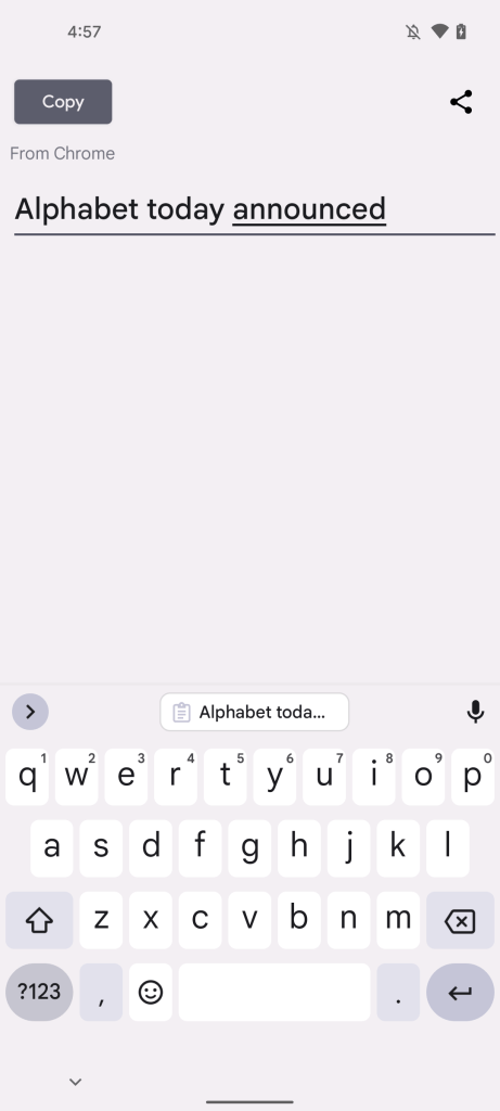 Android 13 Clipboard editor