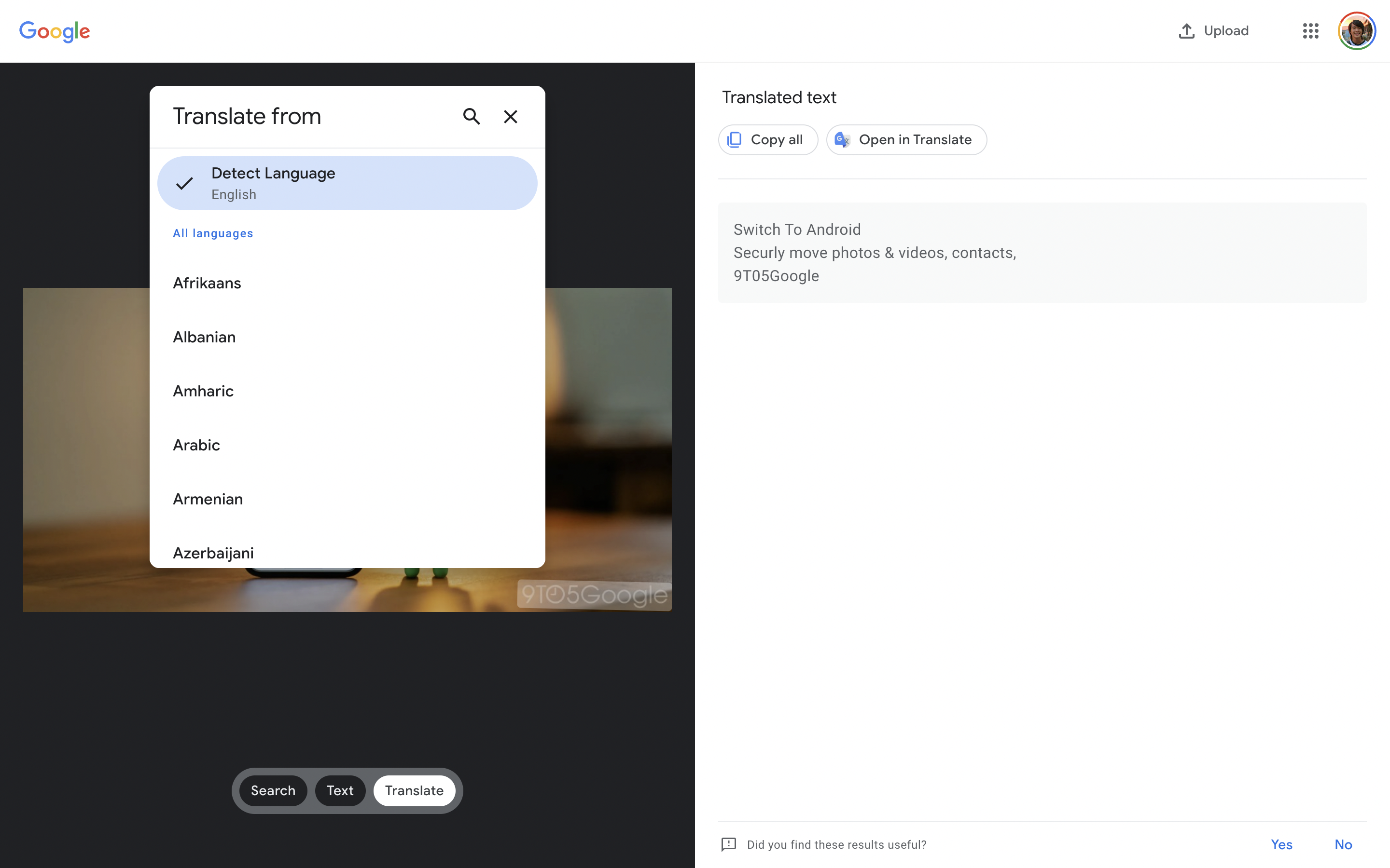 Google Lens Images Search