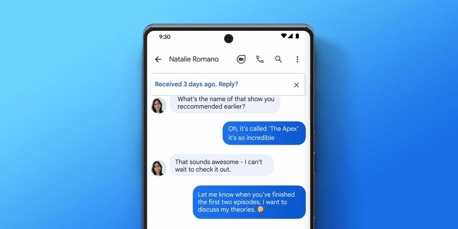 Nudges on Gmail and Google Messages