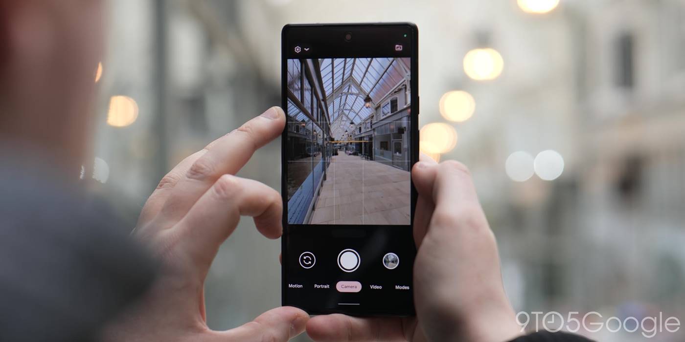 Google Camera app on the Pixel 6
