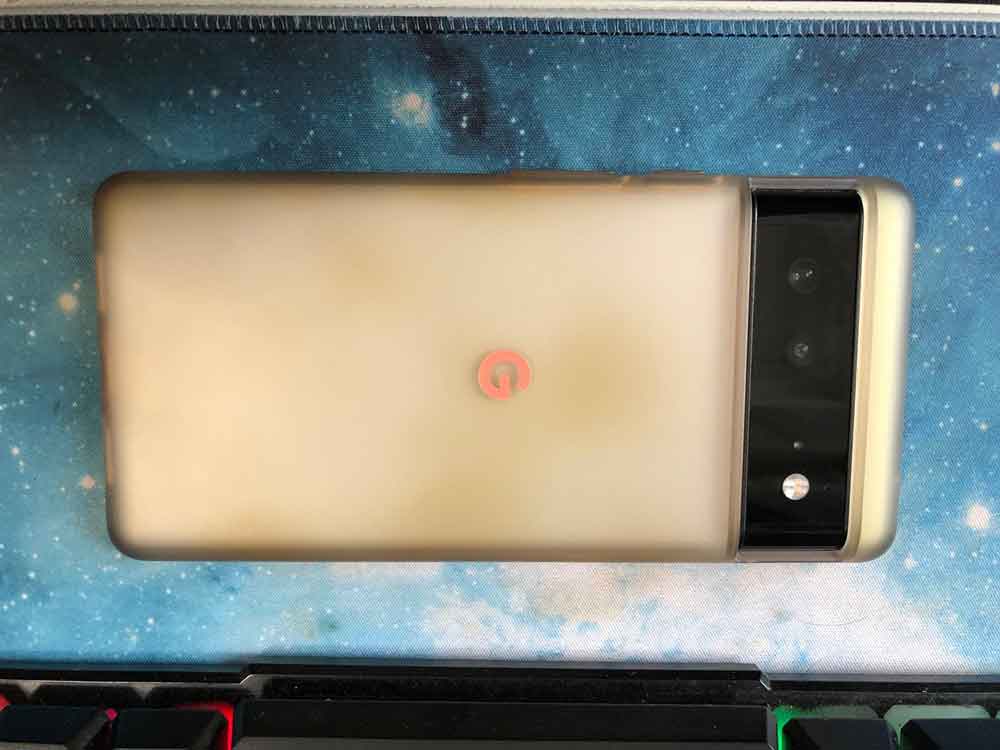 pixel 6 case yellowing