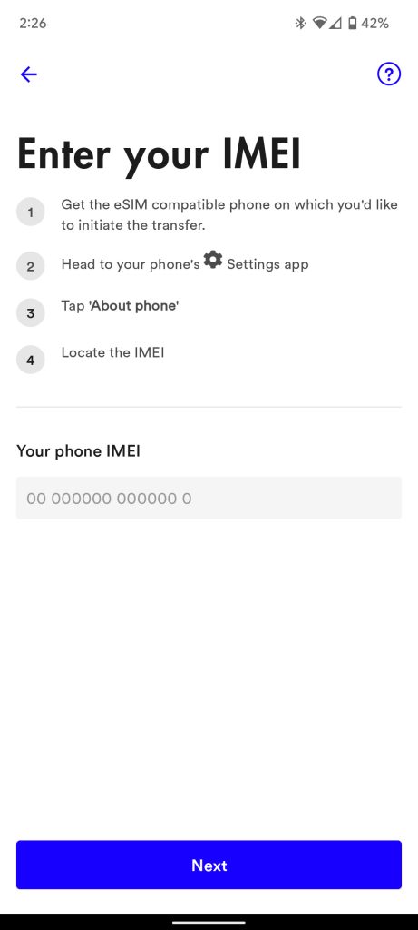visible esim directions