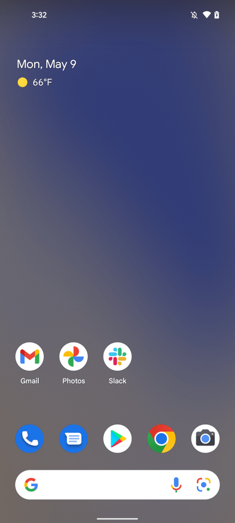 Android 13 50% dimmed wallpaper