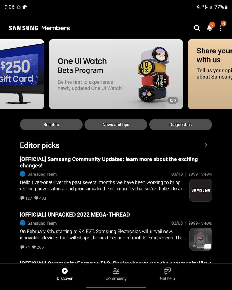 samsung galaxy watch 4 beta signup
