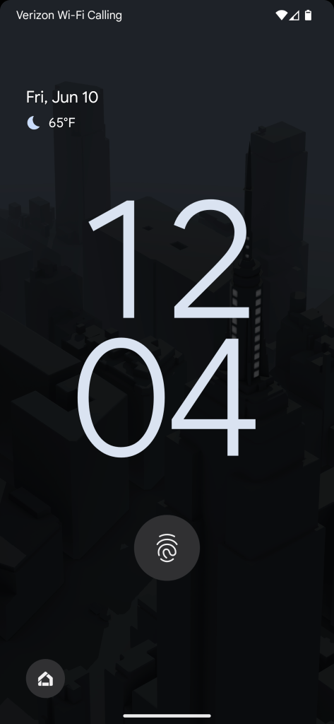 Android 13 Lock Screen