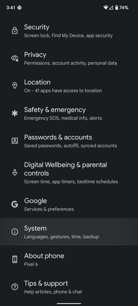 Set power button Google Assistant