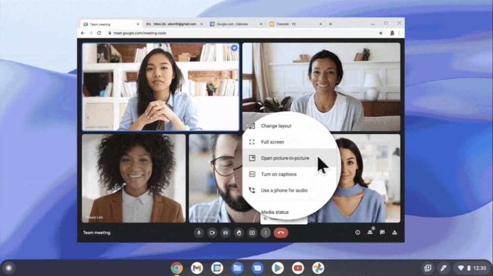 Google Meet Chrome PiP