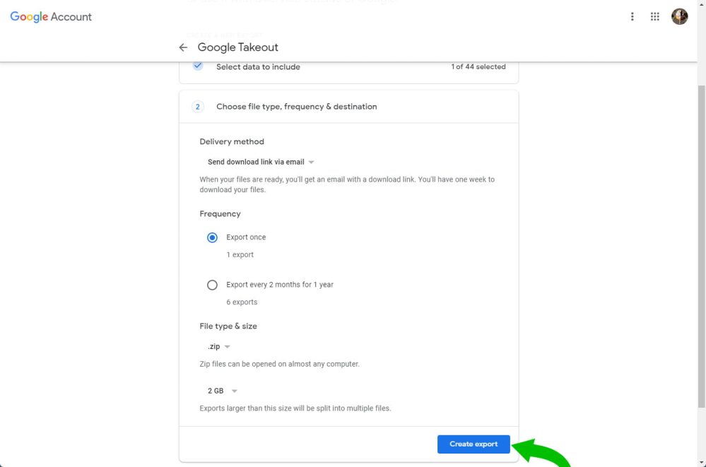 Download Google Hangouts files