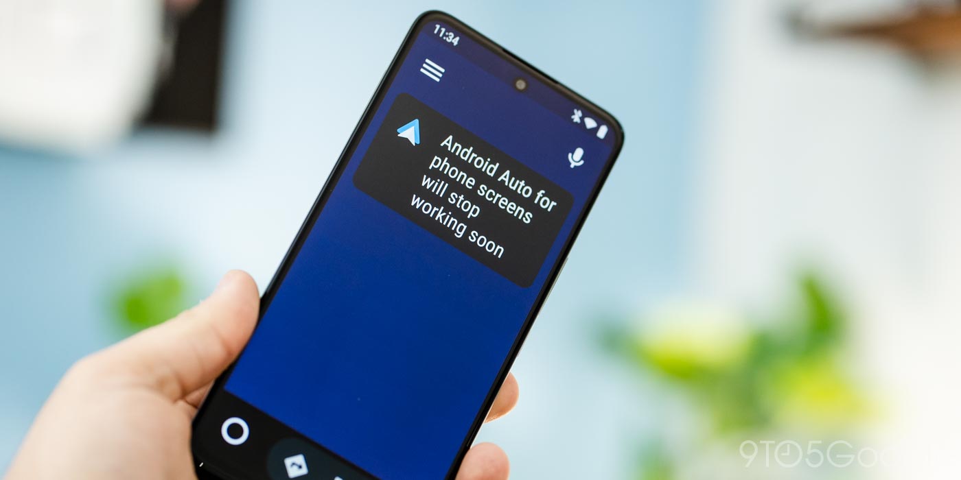 android auto for phone screens shutting down