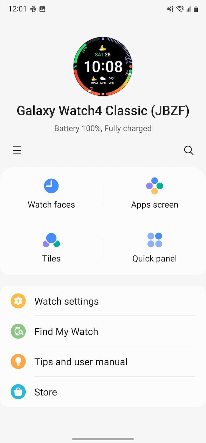 Galaxy Watch 4 beta