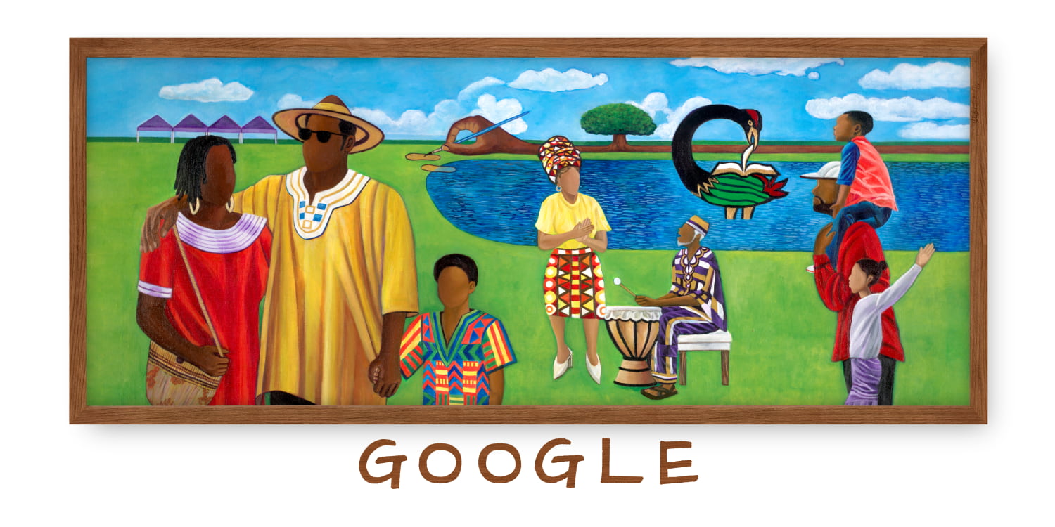 Google Doodle for Juneteenth 2022