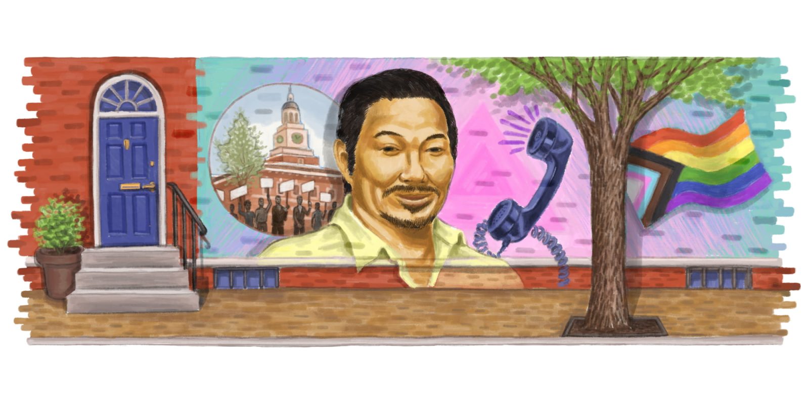 Kiyoshi Kuromiya Google Doodle