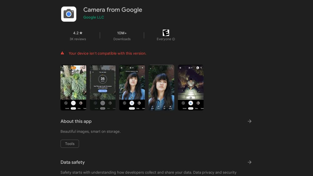 Camera Go Google